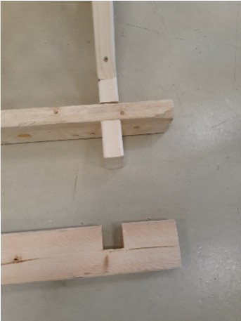 The matching notches let the base boards fit together.