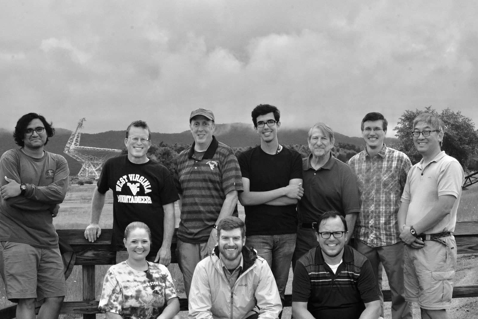 The 2018 DSPIRA teacher cohort assembled outdoors